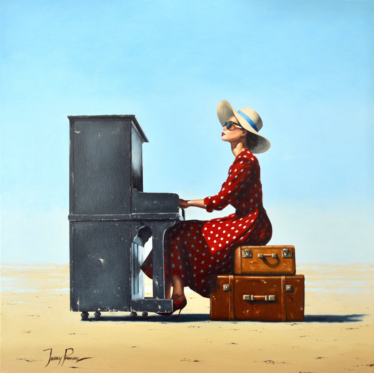 Awaiting Rescue - In C-Major By Johnny Popkess, 20 X 20, Artwork For Sale On Artfinder