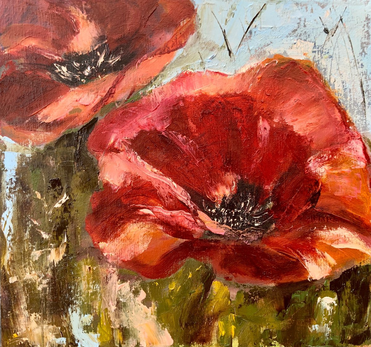 Poppies Flowers by Alexandra Jagoda (Ovcharenko)