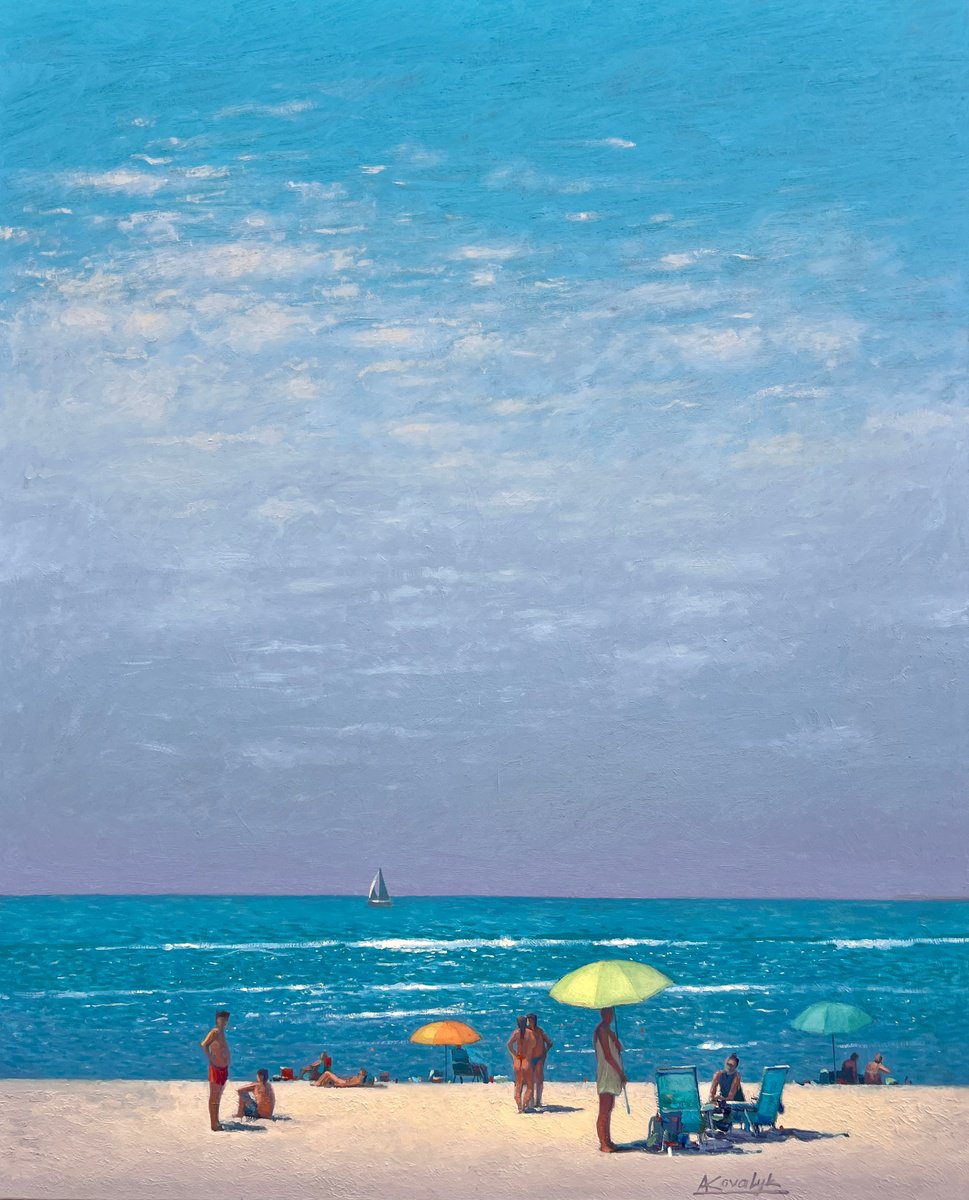 Summer Vacation Memories By Andrii Kovalyk, 32 X 39, Artwork For Sale On Artfinder