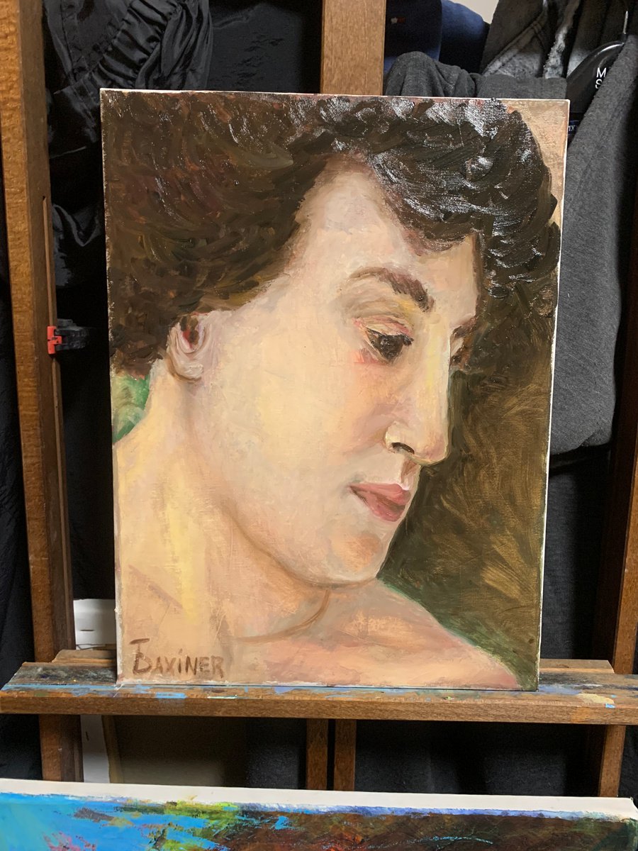 Photorealistic Oil Painting , Antic By Leo Baxiner, 12 X 16, Artwork For Sale On Artfinder