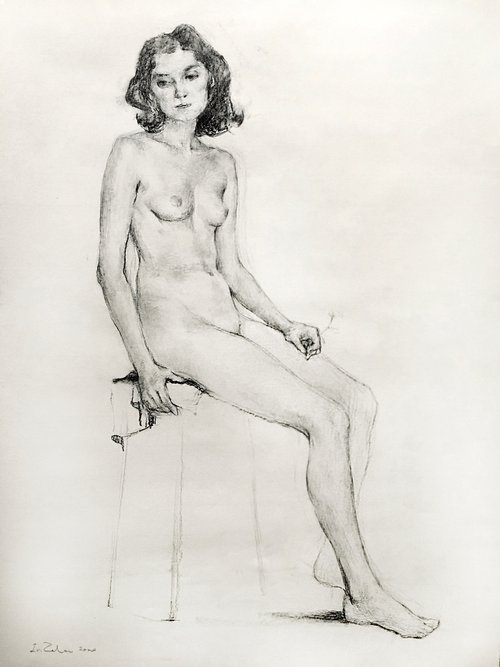 Naked girl by Irina Zelenina