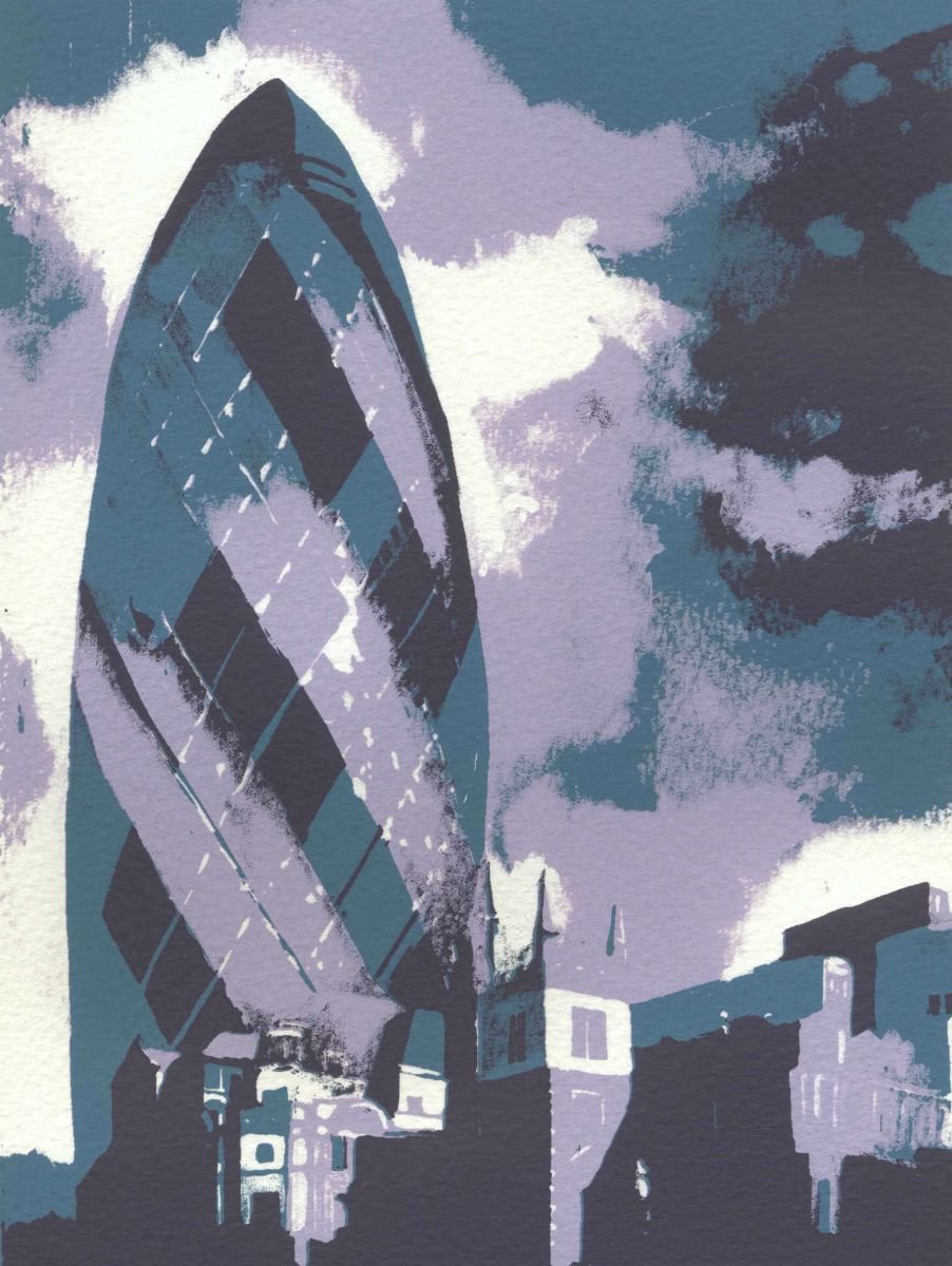 The Gherkin, London by Ian Scott Massie