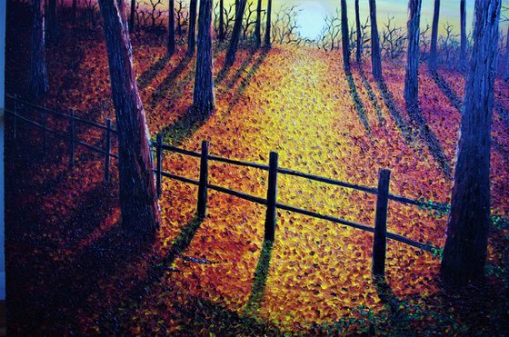 Autumn Evening. 120cm X 100cm