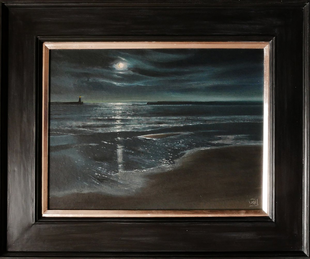 Moonlit Harbour by Isabel Hutchison