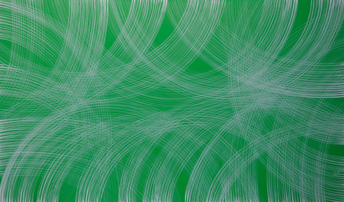 Abstract Acrylic Painting By Tingqun Zhang, 63 X 37", 2016.7.18, Original Artwork