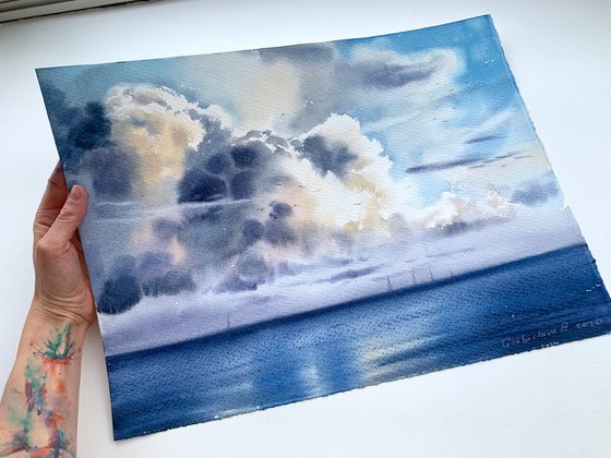 Sea cloudscape