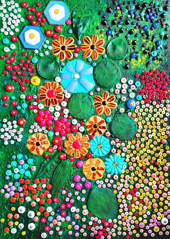 Colorful summer garden