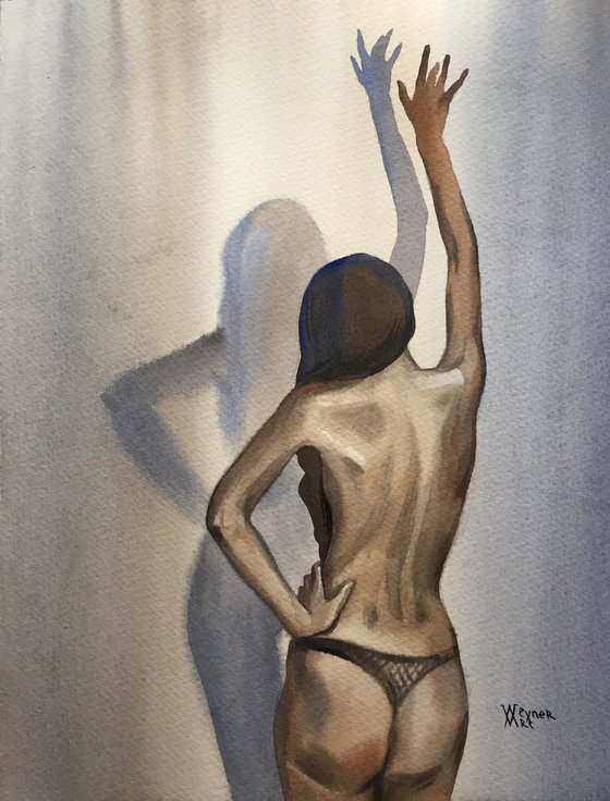 The woman from the back