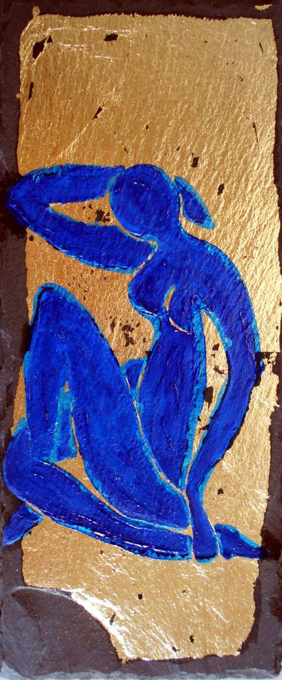 "Homage to Matisse",  13x30x0,9 cm
