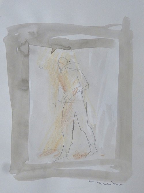 The Single Figure 23-7, 24x32 cm by Frederic Belaubre