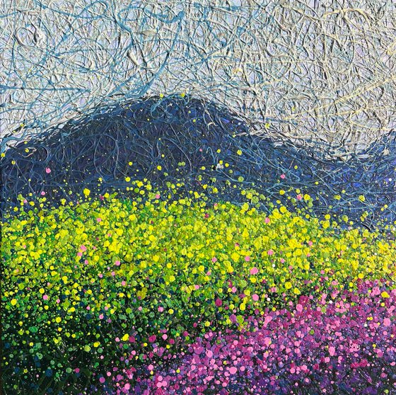 Lavender Dreams of Tuscany - triptych