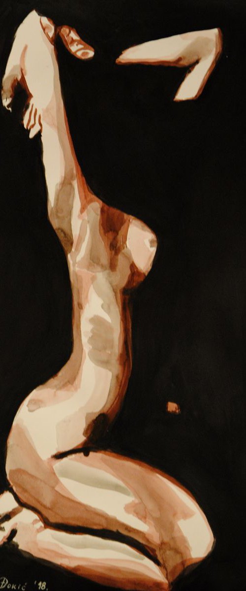 Nude 272 / 42 x 29.7 cm by Alexandra Djokic