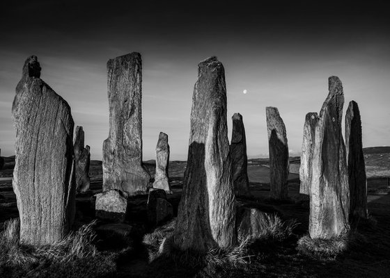 Standing Stones Moonrise - Callanish Isle of lewis