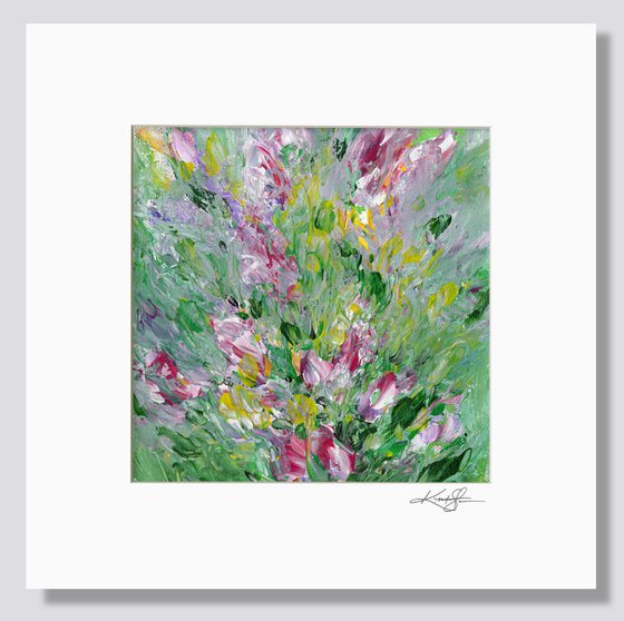 Floral Melody 38 - Floral Abstract Painting by Kathy Morton Stanion