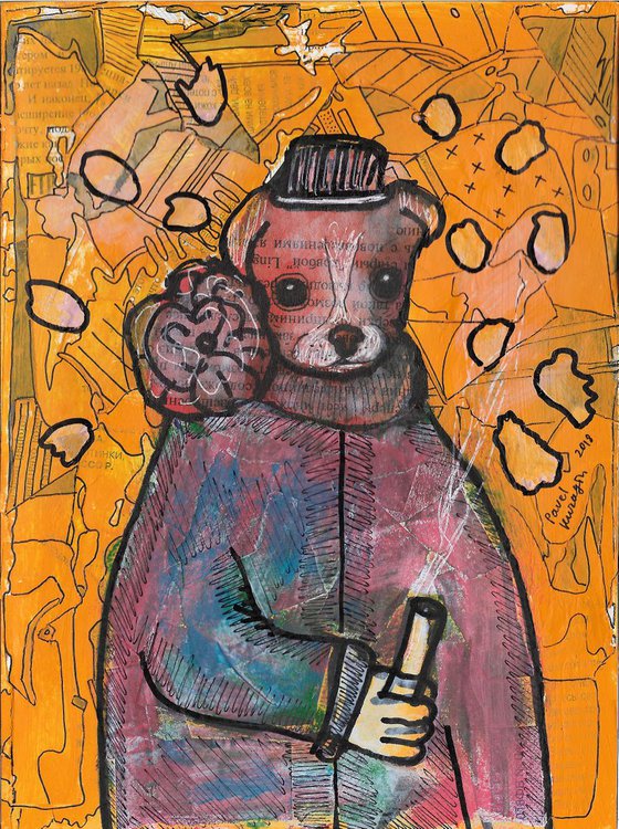 Smoking dog #11