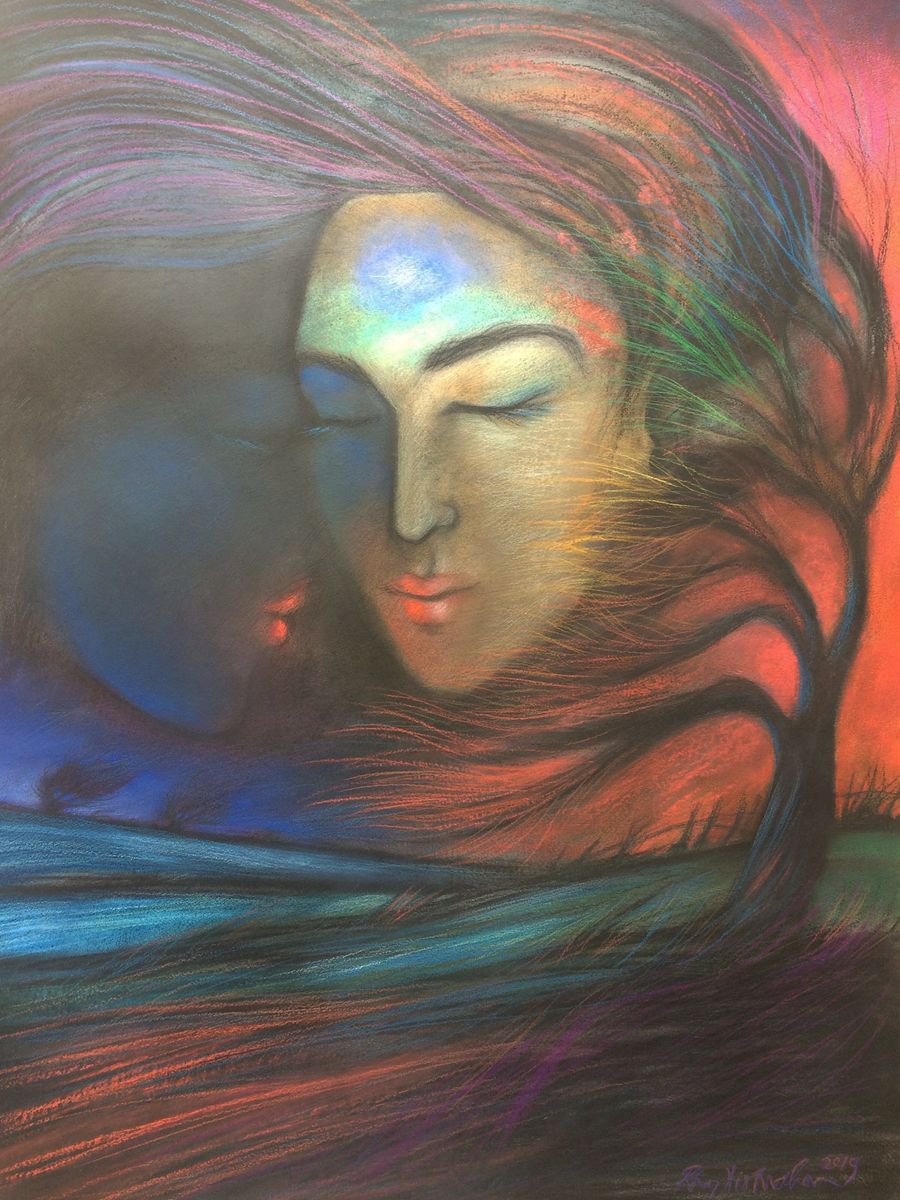 A Face, A Memory, A Rainbow Tree by Phyllis Mahon