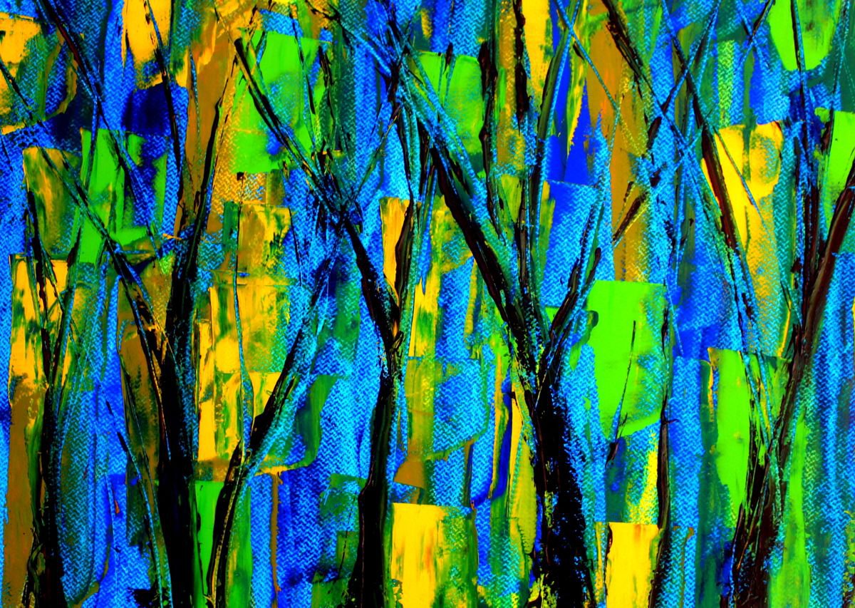 Forest Aspect I By Paul J Best, 24 X 18, Artwork For Sale On Artfinder