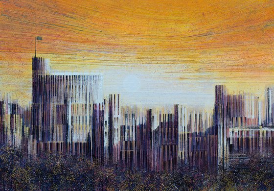 Windsor Castle At Sunset. Commission piece - not for sale