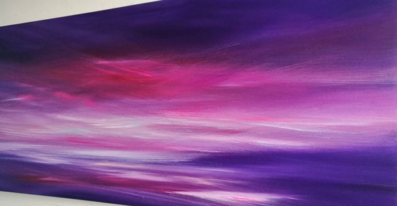 Skies of Destiny - Purple PANORAMIC Seascape