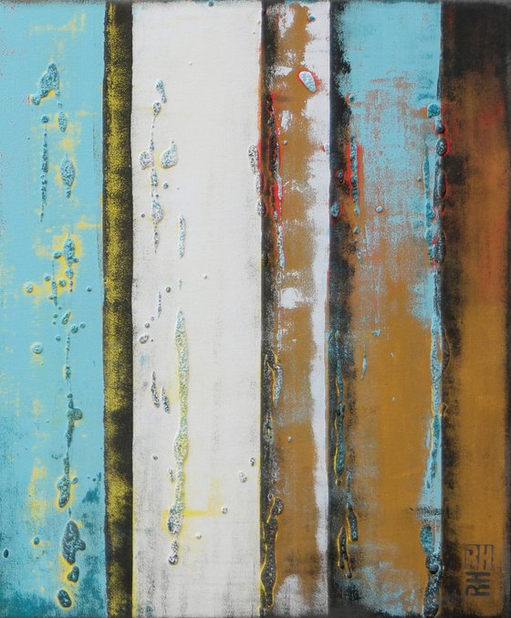 Turquoise panels light
