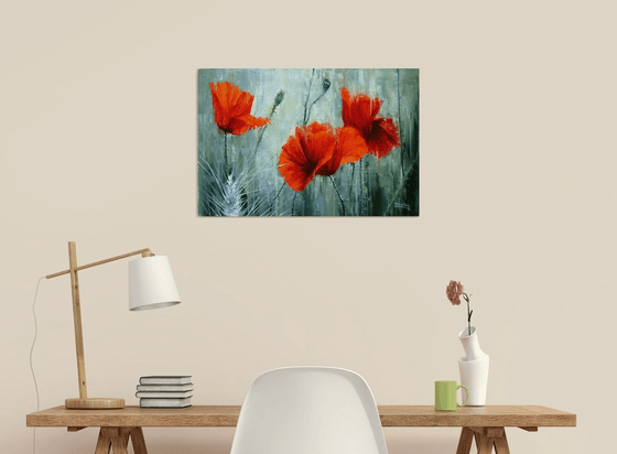 "Wild poppies" , poppies