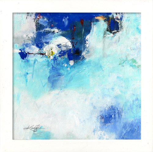 Serenity Abstraction 5 - Framed Abstract Painting by Kathy Morton Stanion by Kathy Morton Stanion