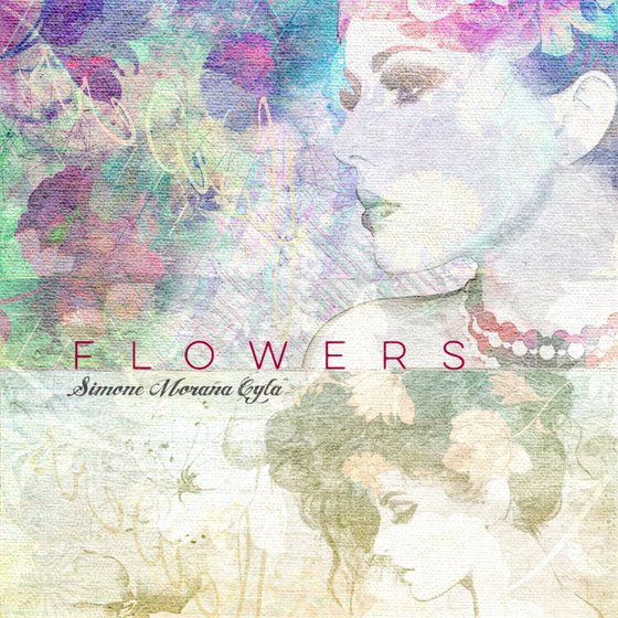 Flowers | Digital Painting printed on Canvas | Simone Morana Cyla | 2015 | Unique Artwork | 80 x 53.3 cm | Published |