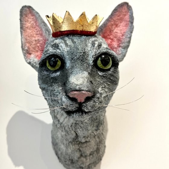 Commissioned Cat sculpture