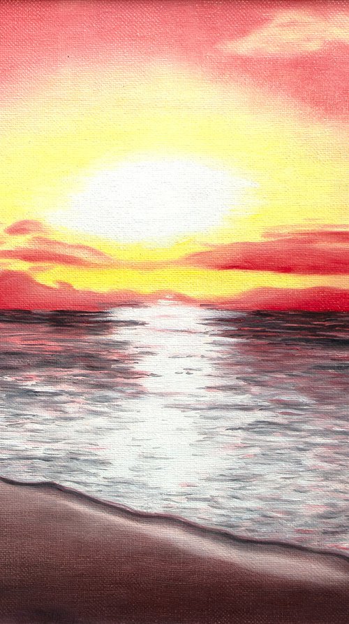 Meeting the pink dawn by Vera Melnyk