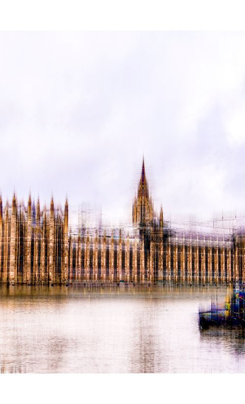 Agitated Views #4: Palace of Westminster and Big Ben (Limited Edition of 10) by Graham Briggs