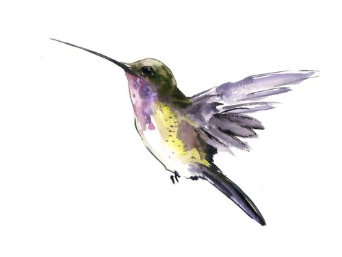 Flying Hummingbird by Suren Nersisyan