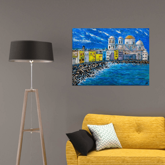 Cadiz ( large 40" x 30 " 102cm x 76 cm )