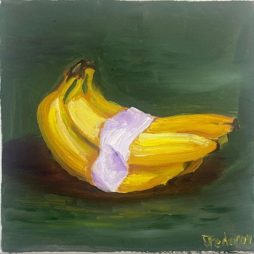 Still life with bananas from supermarket by Dmitry Fedorov