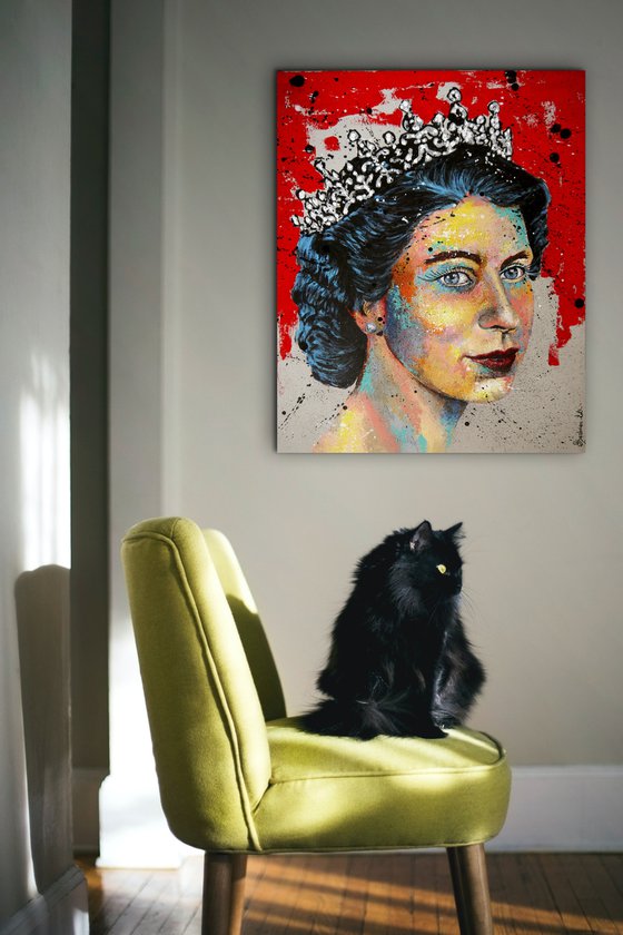 Portrait Madame La Queen  POP Celebrity