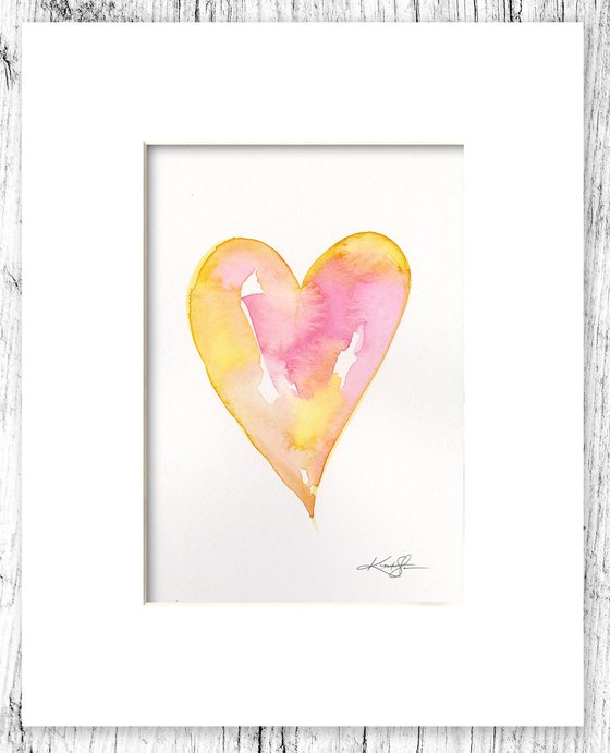 Valentine Heart Collection 5 - 3 Heart Paintings by Kathy Morton Stanion