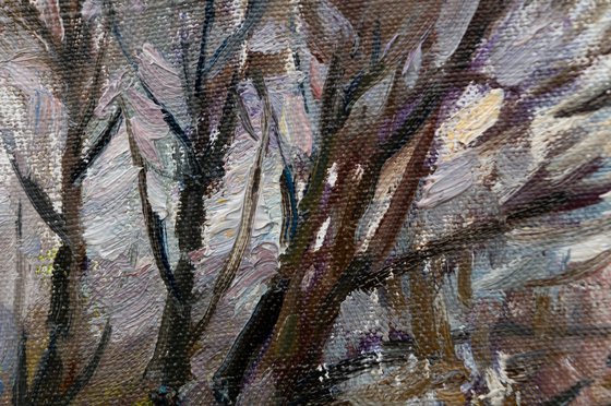 Spring Forest – Original Oil Painting