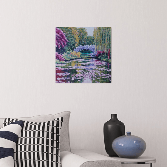 Monet's Bridge and Reflections