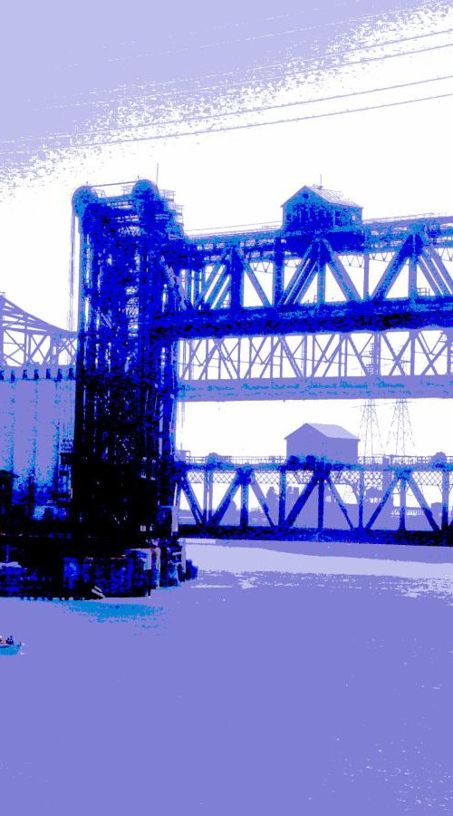 95th & Calumet River Lift Bridge, Chicago by Leon Sarantos
