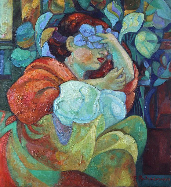 Blue flower