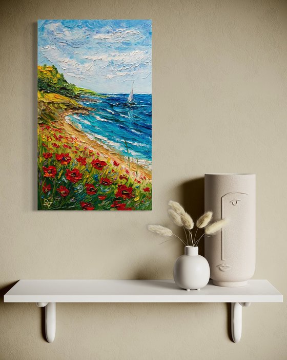 Where Poppies Meet the Waves