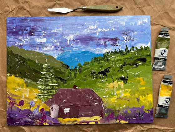 Carpathians Painting