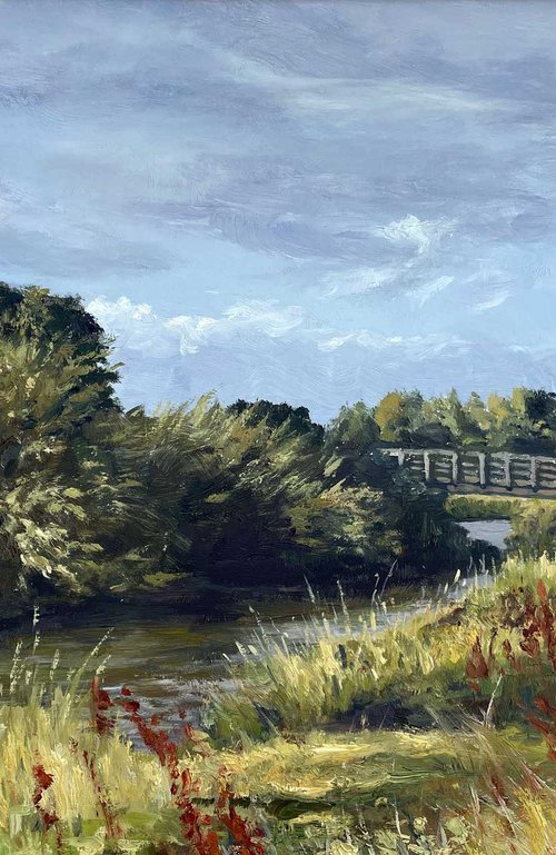 The Bridge at Henfield, River Adur. by Danny McBride