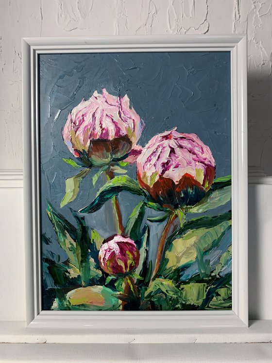 Pink peonies.