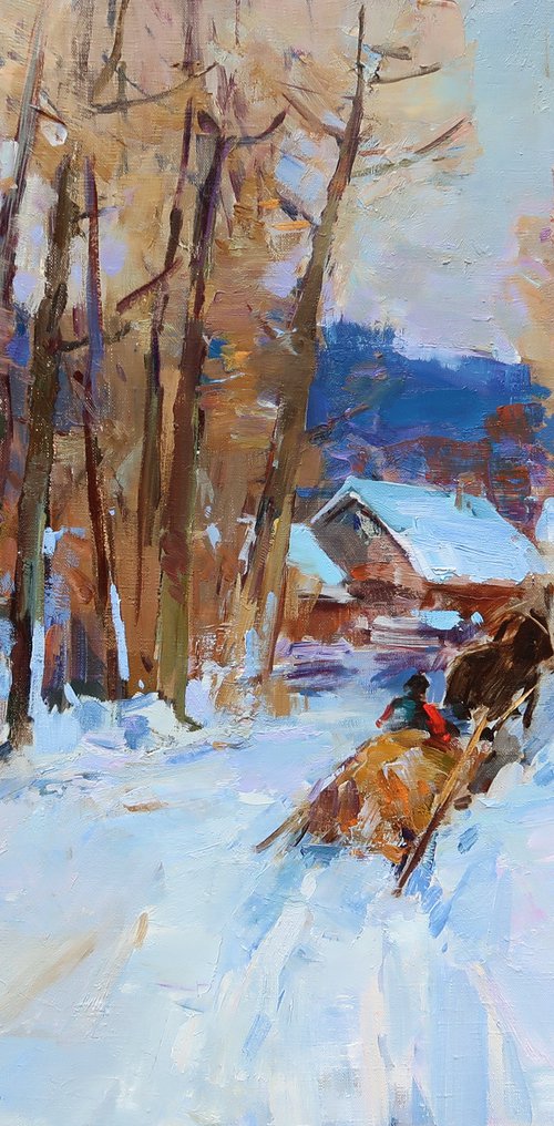 Winter Walks at the Village by Aleksandr  Kryushyn