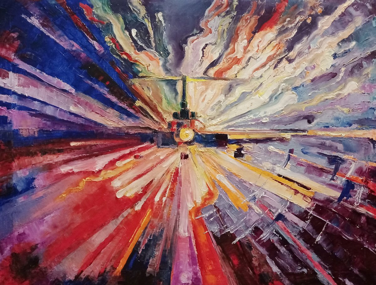 Takeoff By Liubov Ponomarova, 30 X 22, Artwork For Sale On Artfinder