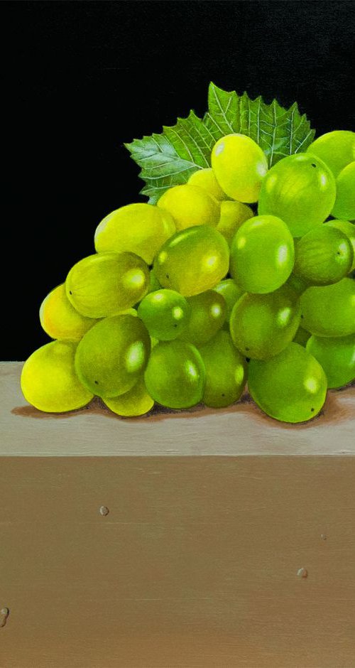 Green Grapes by Dietrich Moravec