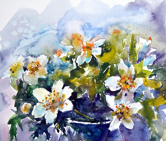 White flowers II