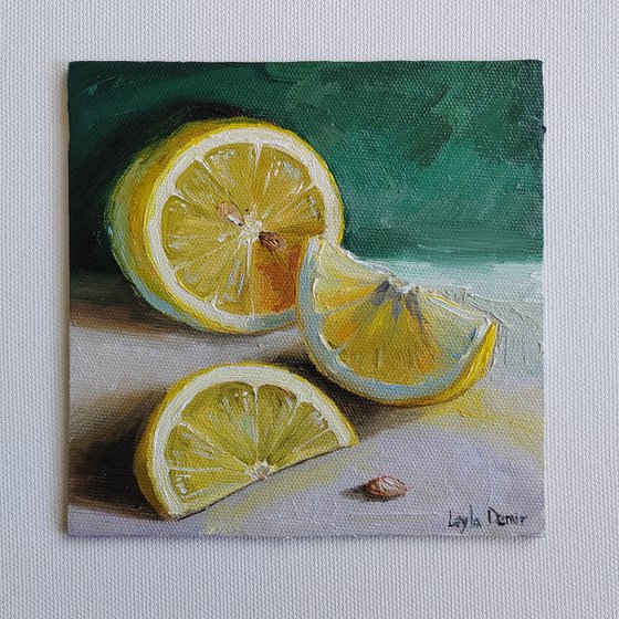 Lemon fruit mini still life