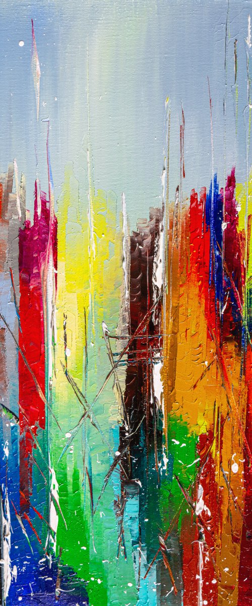 ABSTRACT CITYSCAPE 8 by Liubov Kuptsova