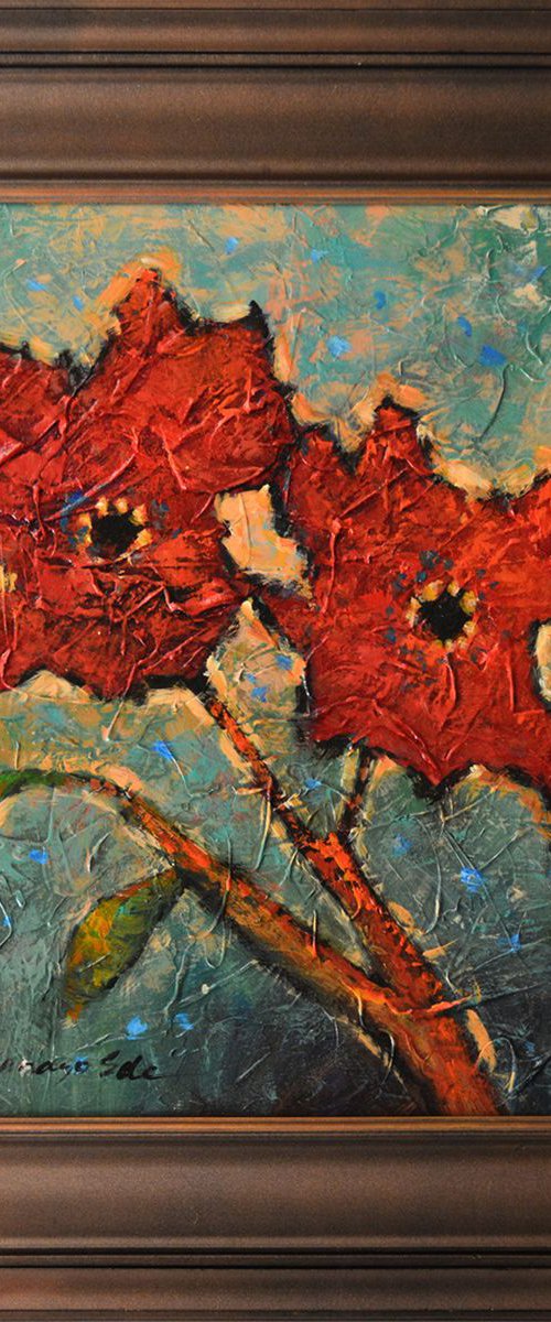 Abstract Poppy by Kanayo Ede